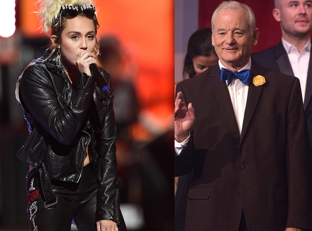 Miley Cyrus, Bill Murray Miley Cyrus, Bill Murray